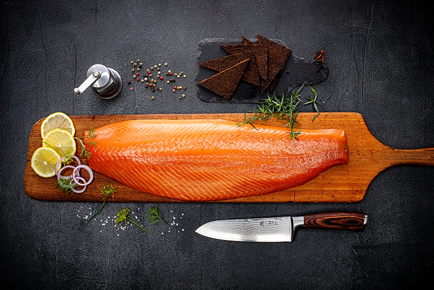 Gourmet-Geschenk „Wester Ross Lachs NICHT geschnitten“